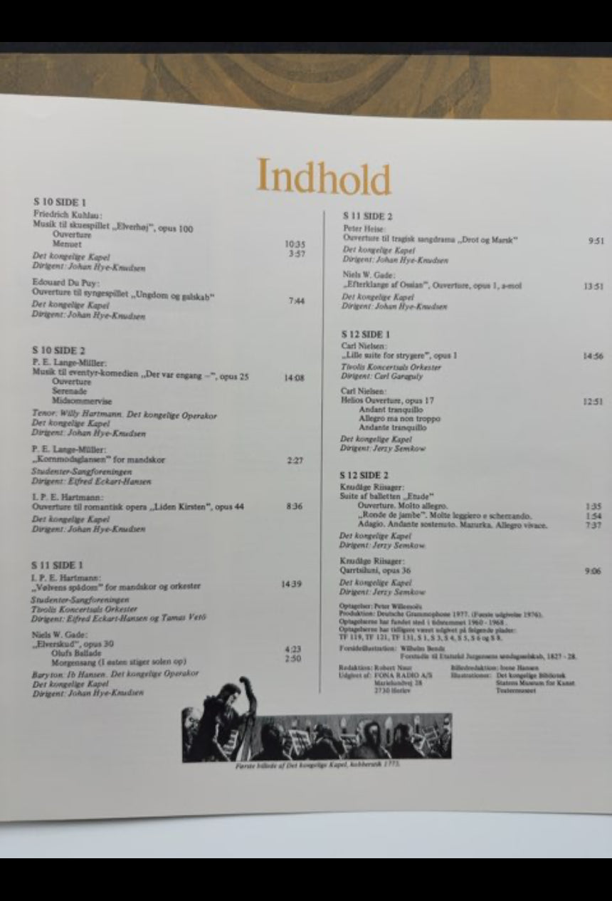 LP - DANSK MUSIK - Det kongelige kapel